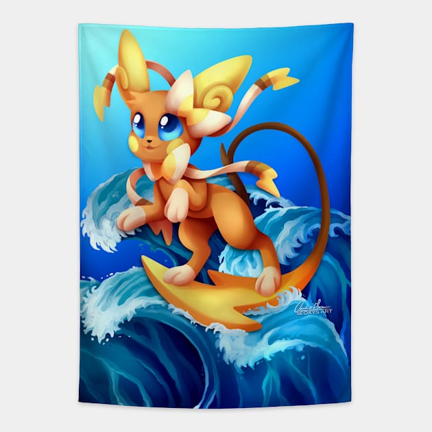 Surf Up! Tapestry by seosaur