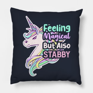 Feeling Magical But Also Stabby Pillow