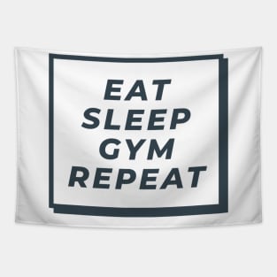 Eat Sleep Gym Repeat Tapestry