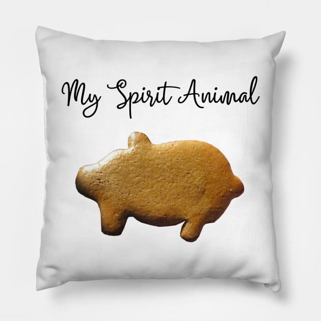 My Spirit Animal Marranito pan dulce Pillow by BBbtq