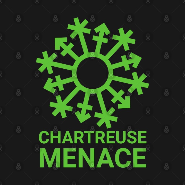 "Chartreuse Menace" Gender Snowflake - Green by GenderConcepts