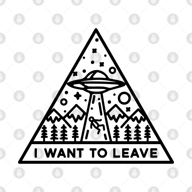 I want to leave earth by Vectographers