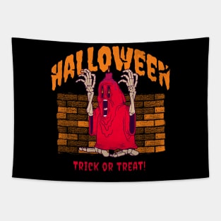 Halloween Trick Or Treat Tapestry