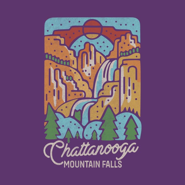 Chattanooga Mountain Falls by Tees For UR DAY