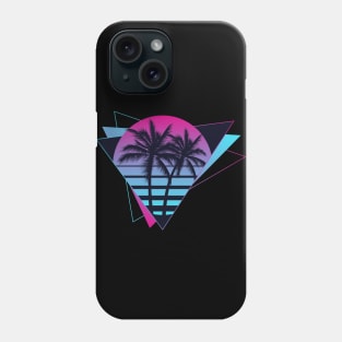 Retro 80s 90s Vaporwave Aesthetic Palm Trees Sunset Phone Case