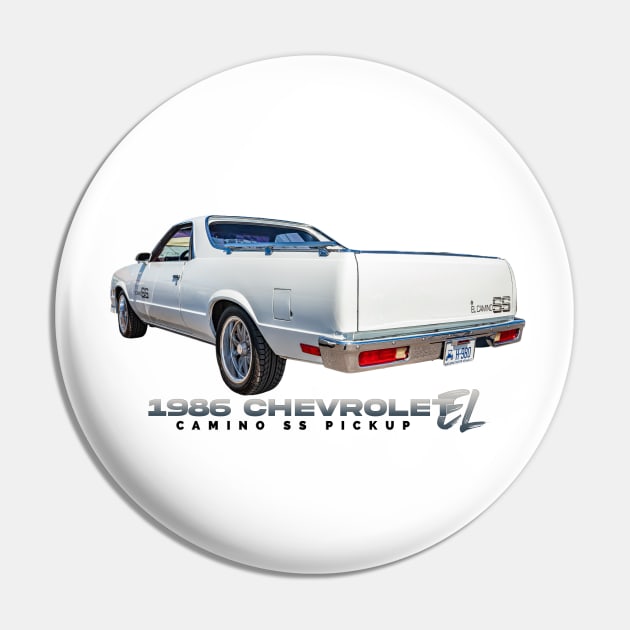 1986 Chevrolet El Camino SS Pickup Pin by Gestalt Imagery
