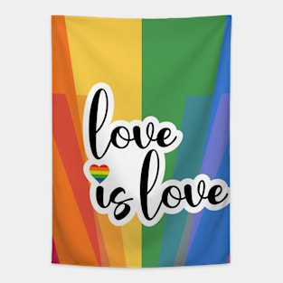 Love is Love celebrating Pride month Tapestry