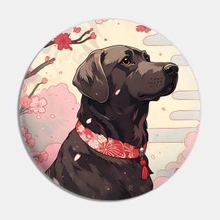 Cute Dog wearing a Kimono - Anime Wallpaper Pin