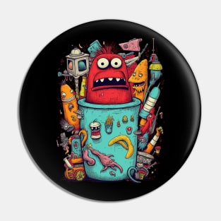 Monster Tshirt Pin