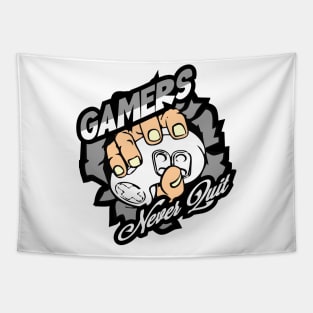 Gamers Never Quit Tapestry