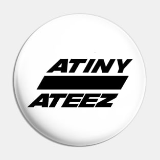 Black LOGO ATEEZ ATINY Pin