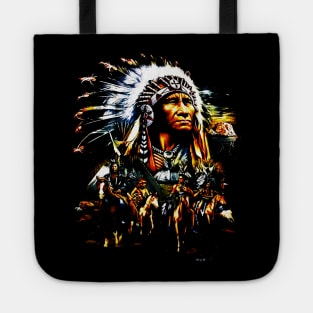 Native American Indian Chief Tote