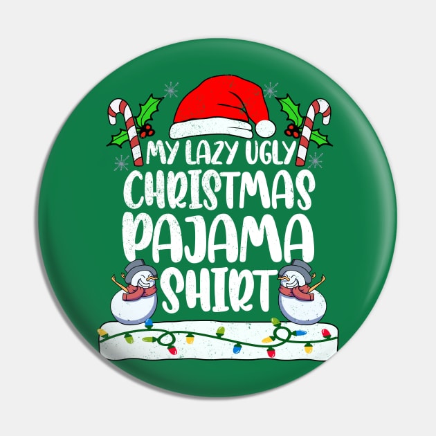 Family Lazy Pajamas 2021 Santa Ugly PJs Men Women Funny Pin by alcoshirts