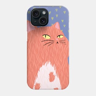 Orange tabby cat Phone Case