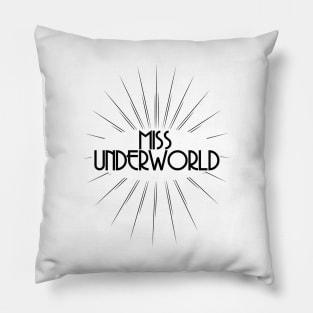 WITCHCRAFT WICCA DESIGN: MISS UNDERWORLD Pillow