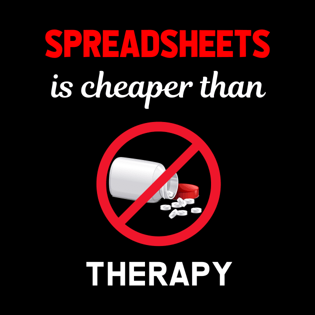 Cheaper Than Therapy Spreadsheets Spreadsheet by Hanh Tay