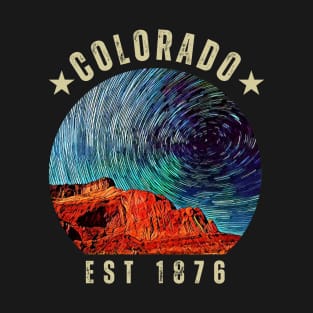 Colorado Retro Vintage Mountains T-Shirt