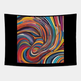 Multicolor digital art: an explosion of creativity. Tapestry