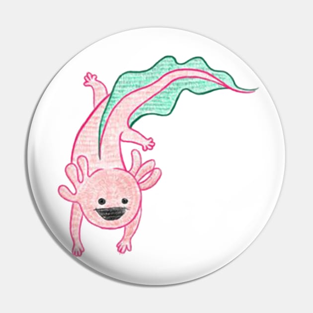 Patch Axolotl Pin by AkiYami