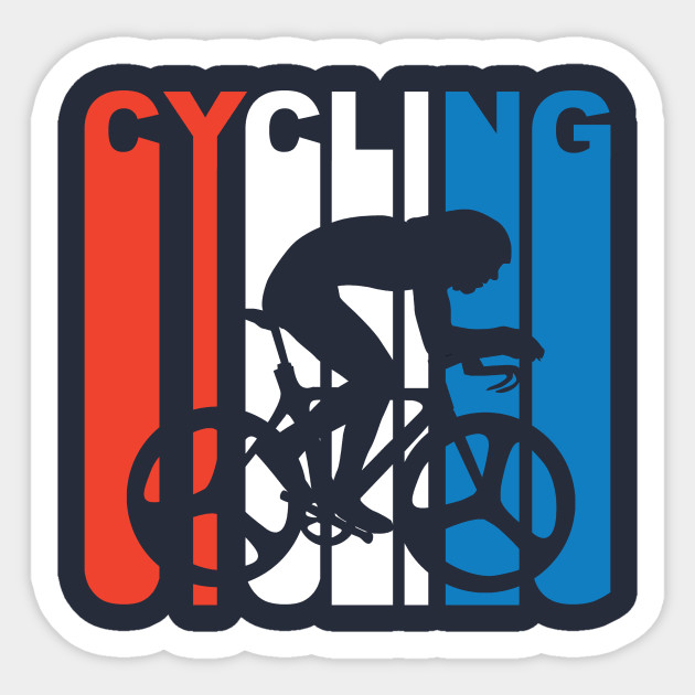 red white and blue bicycle