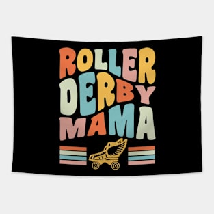 Roller Derby Mama Groovy Roller Derby Skates Tapestry