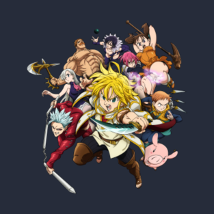 Nanatsu No Taizai T Shirts Teepublic Uk