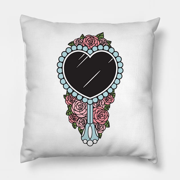 Hand Mirror Pillow by Chocolona