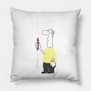 Bell Ringer Ringing Master (Dark background) Pillow