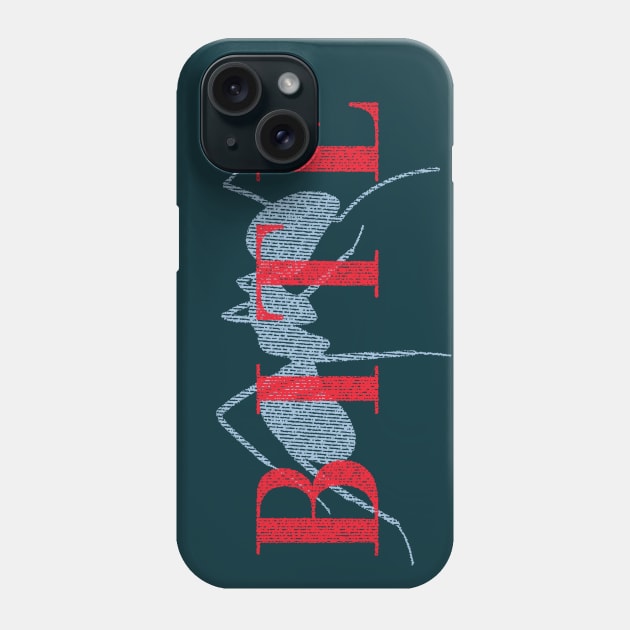 B I T E (Dark Version) - A Group where we all pretend to be Ants in an Ant Colony Phone Case by Teeworthy Designs