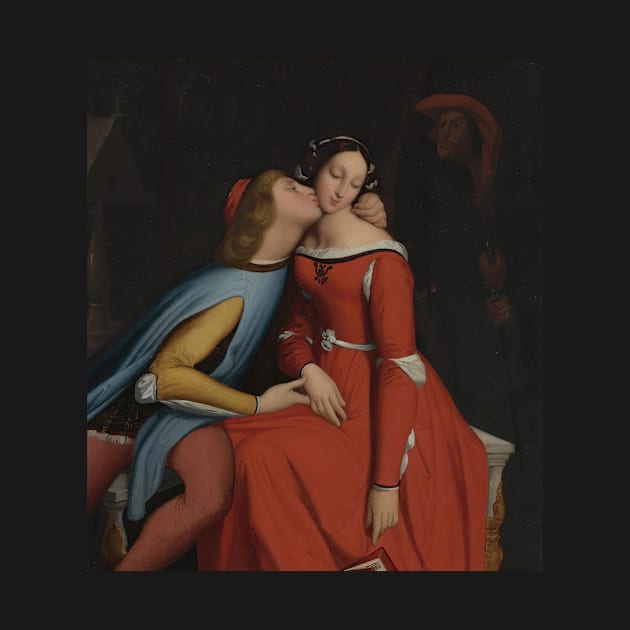 Paolo And Francesca by Jean-Auguste-Dominique Ingres by Classic Art Stall