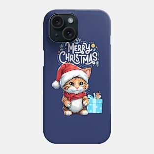 Merry Christmas Santa Cat Phone Case