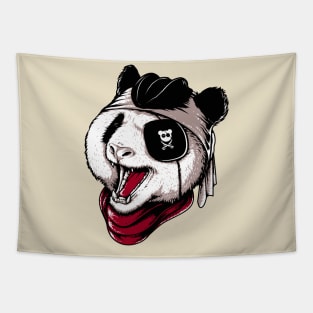 Panda pirate Tapestry