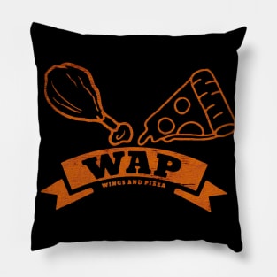 wap wings pizza Pillow