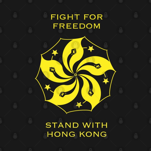 Fight For Freedom. Stand With Hong Kong by LittleElmDesigns