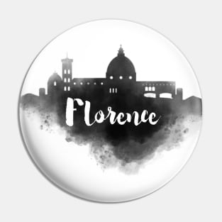 Florence watercolor Pin