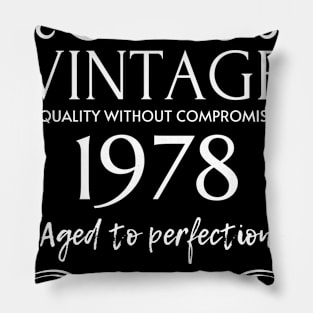 Vintage 1978 - Birthday Gift For Men Pillow