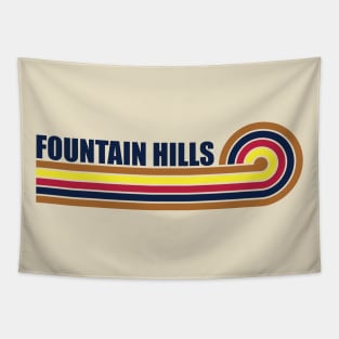 Fountain Hills Arizona horizontal sunset Tapestry