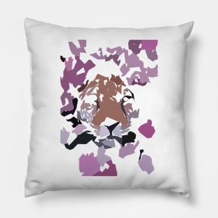 Tiger Abstract Art Pillow