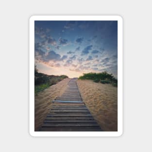 footpath through the sand Magnet