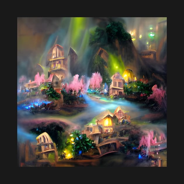 Fairyland village by Roguex