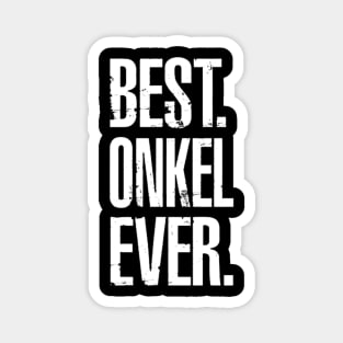 best onkel ever white Magnet