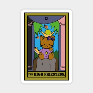 TAROT CARDS | THE HIGH PRIESTESS. | CAT Magnet