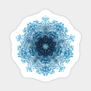 blue mandala Magnet