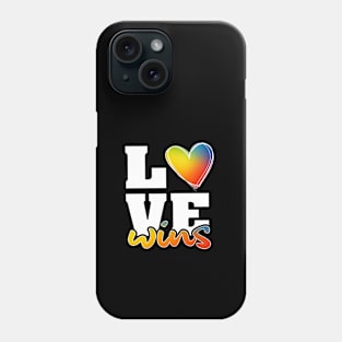 'Love Wins LGBT' Awesome Rainbows Gift Phone Case