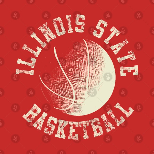 Vintage Illinois State Basketball by tropicalteesshop