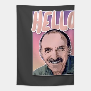 Uncle Leo HELLO Aesthetic Tribute Design Tapestry