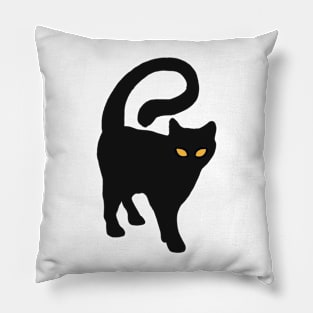 Black Cat Original Design For Cat Lovers Pillow