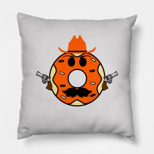 The Cowboy Donut Pillow