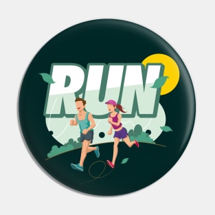 RUN AND FUN Pin