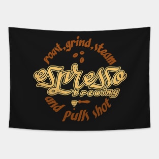 Espresso Brewing Tapestry